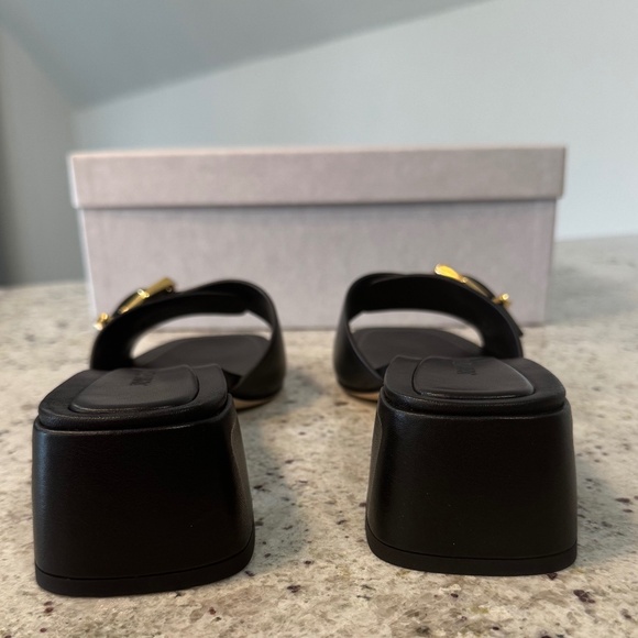 Jimmy Choo Hawke 40 Black Mule Size 38.5 - Picture 5 of 7